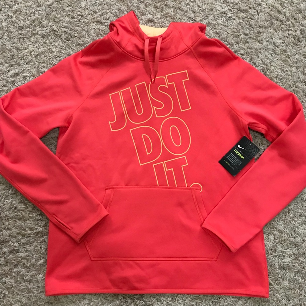 Nike Just Do It Therma Dri Fit hoodie. NWT!